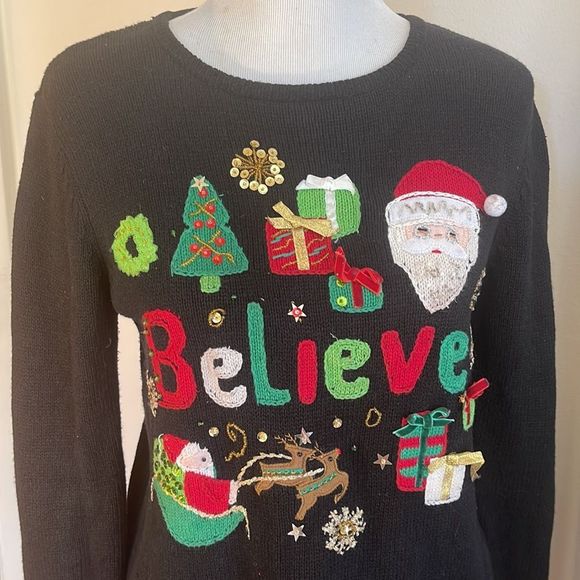 Vintage Tiara International Christmas Sweater 🎁 - Picture 2 of 8